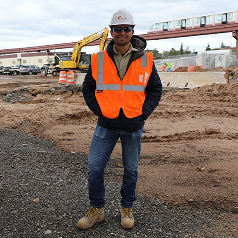 Jose Cueva on Construction Site