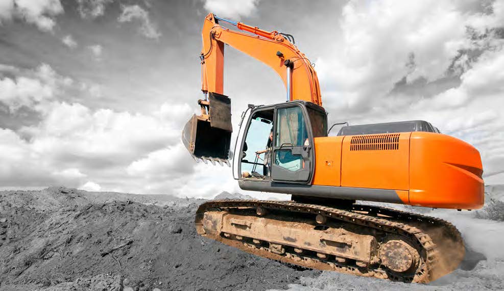 Equipment Share Tracker for Heavy Equipment Excavator
