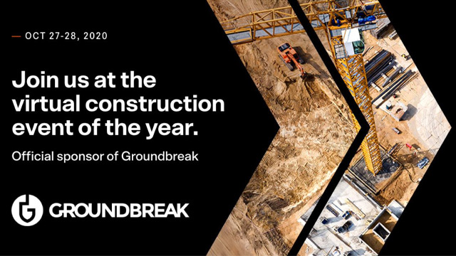 Groundbreak Virtual Construction Event Graphic