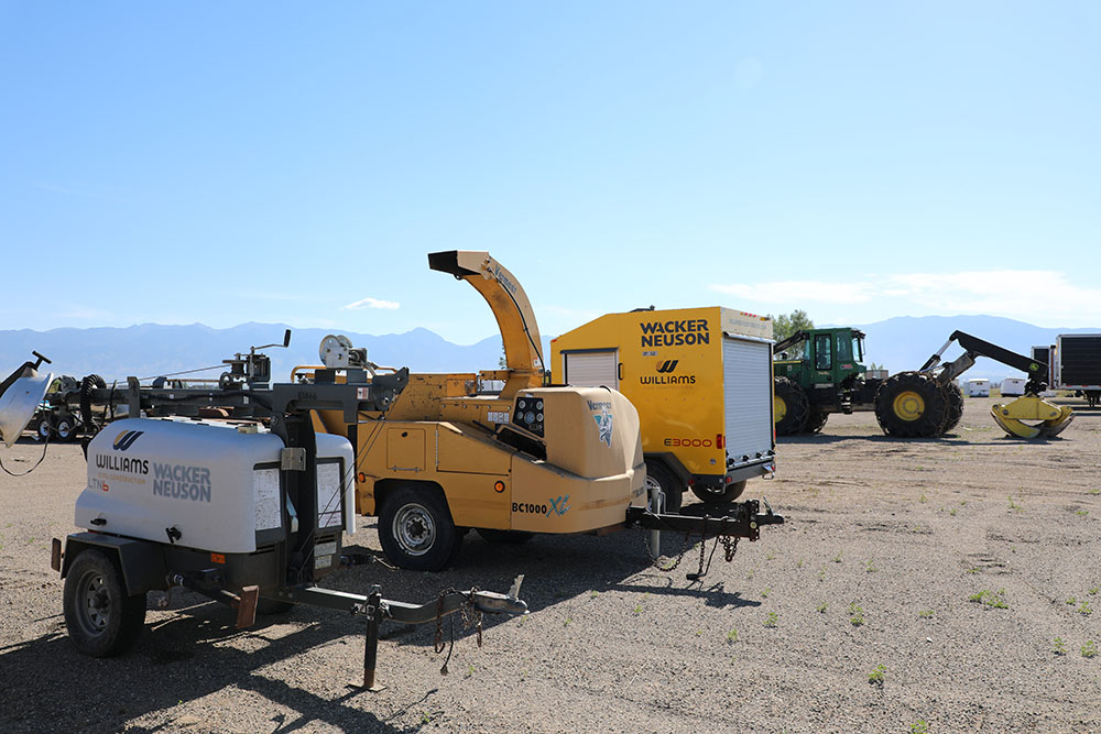 Construction Fleet Telematics on Light Tower, Wood Chipper and Hydronic Surface Heater
