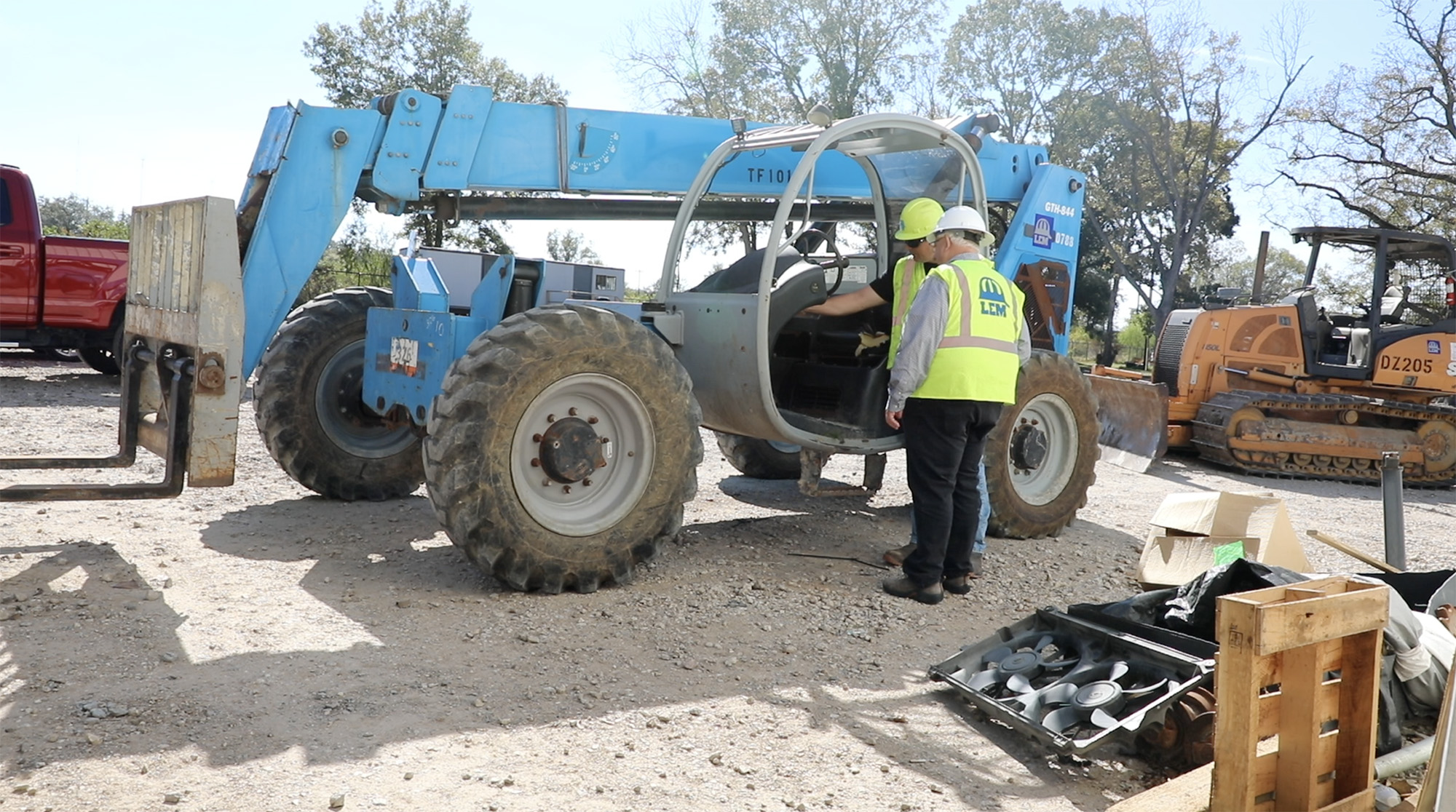 LEM Construction using Tenna in the field