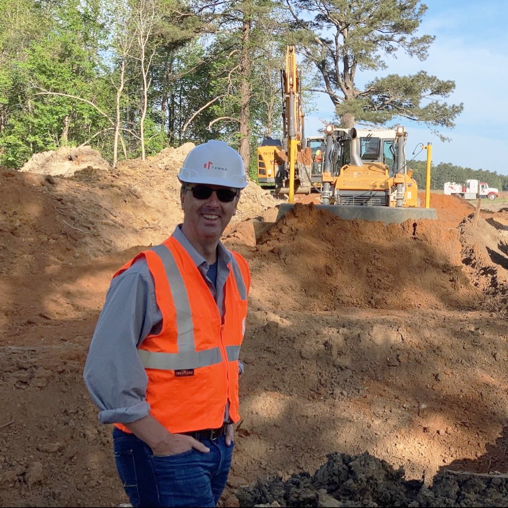 Russ Young in the field
