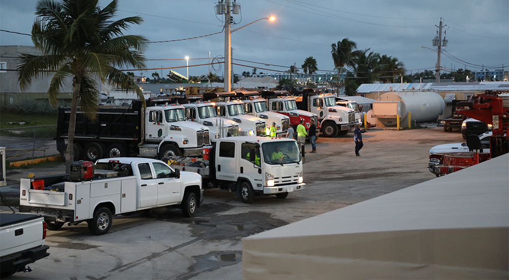 Heavy Equipment on a Construction Yard Using CAN bus