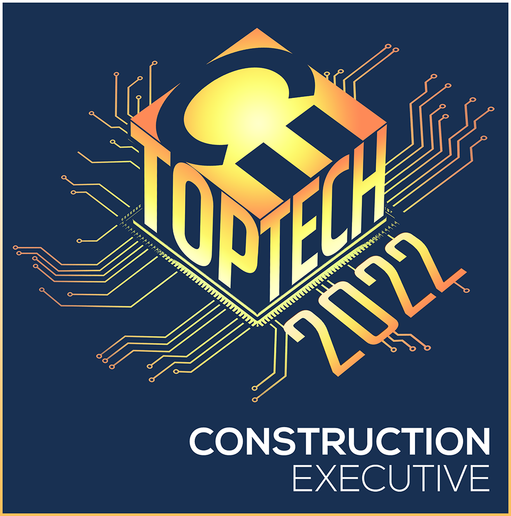 Construction Executive Top Tech of 2022 Award Badge