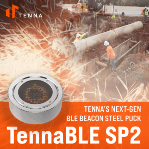 Tenna Launches Next-Gen BLE Beacon Steel Puck SP2 - steel puck ble beacon