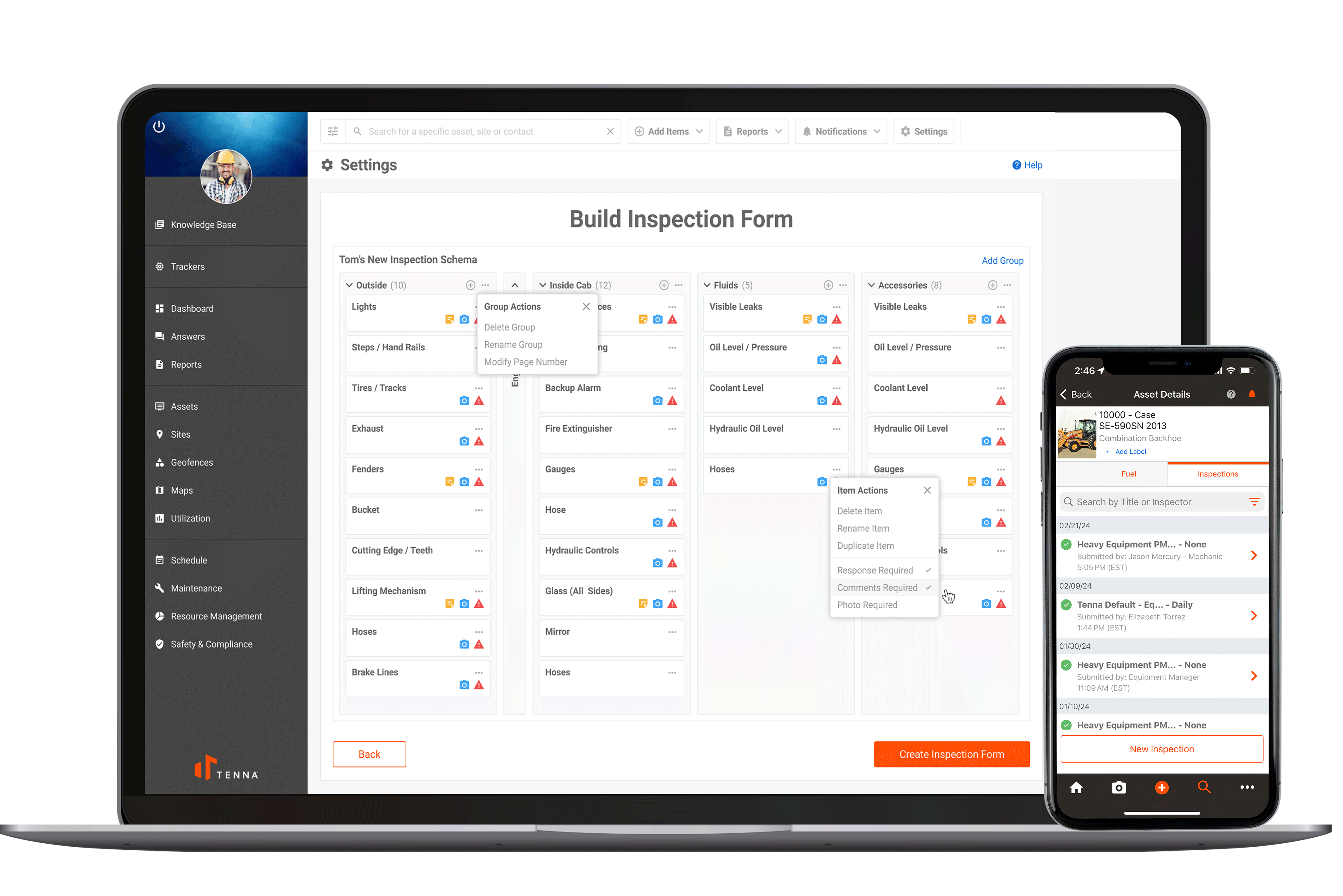 Custom Construction Equipment Inspections - Construction Equipment Inspections