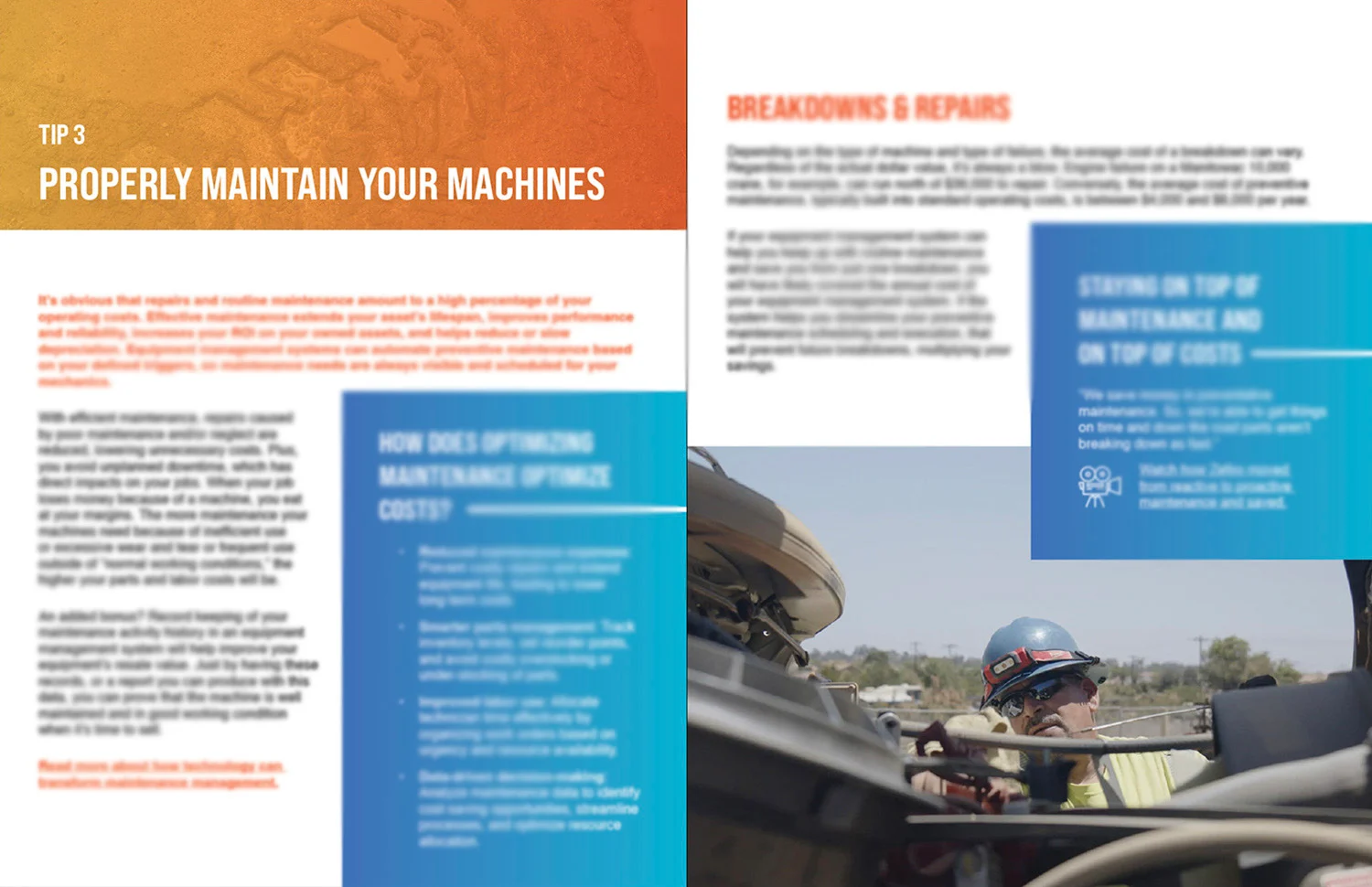 E-book: 5 Ways to Lower Your Construction Equipment Operating Costs - construction equipment operating costs