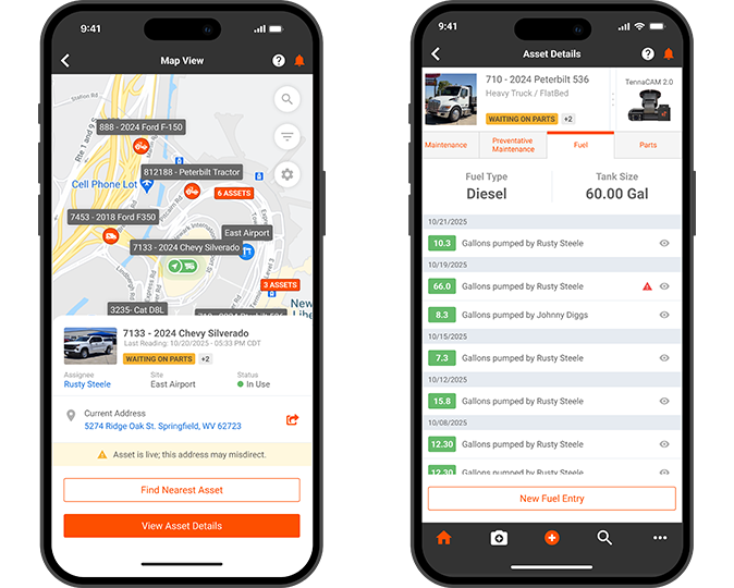 Tenna App - equipment management app