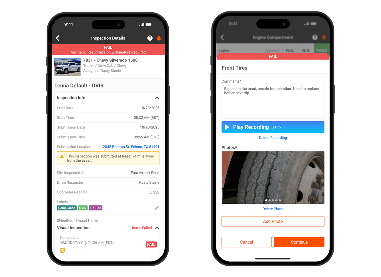 Tenna App - equipment management app