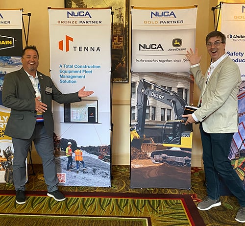 Russ with a Customer at NUCA 2022