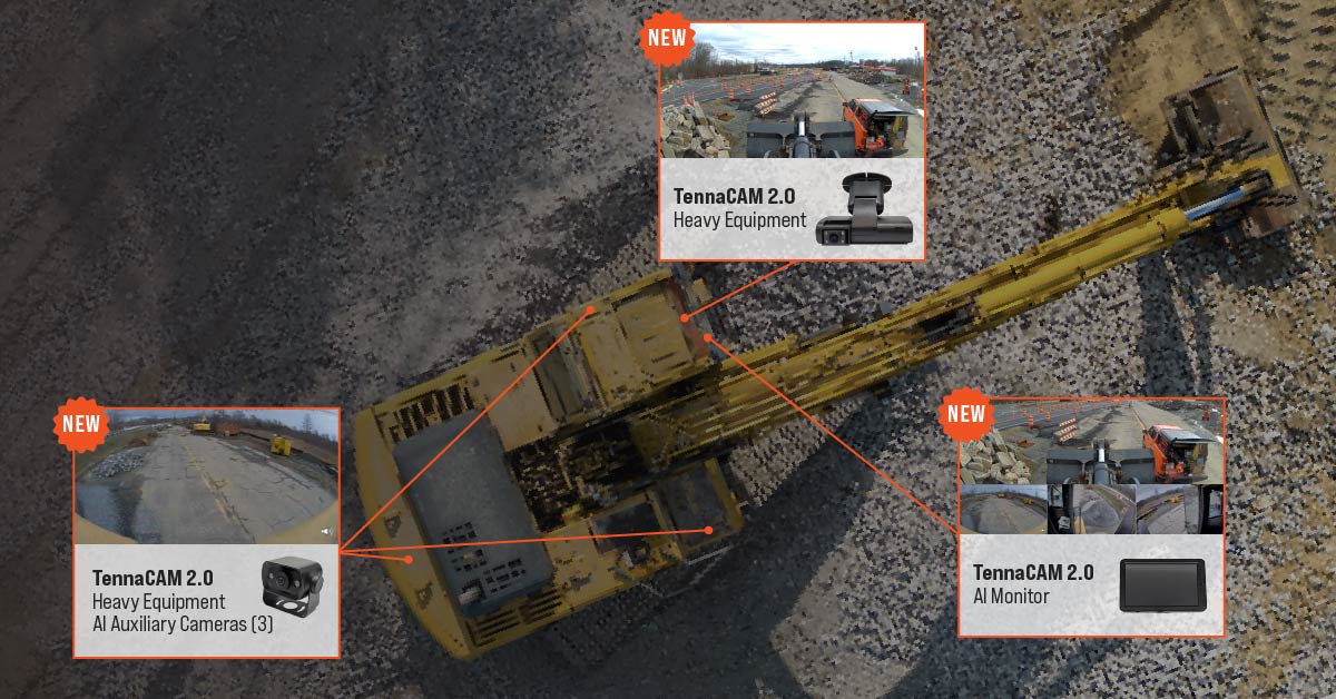 Tenna heavy equipment camera system Tenna heavy equipment camera system