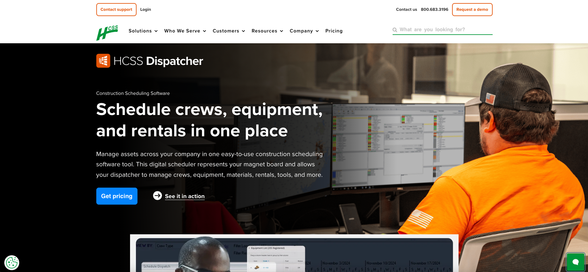 HCSS Dispatcher software placeholder