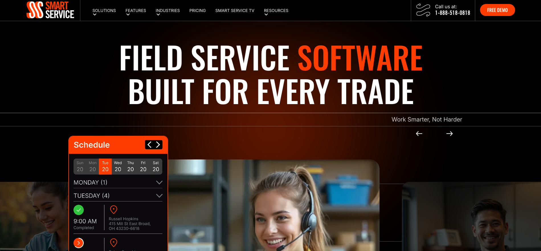 Smart Service dispatch software placeholder