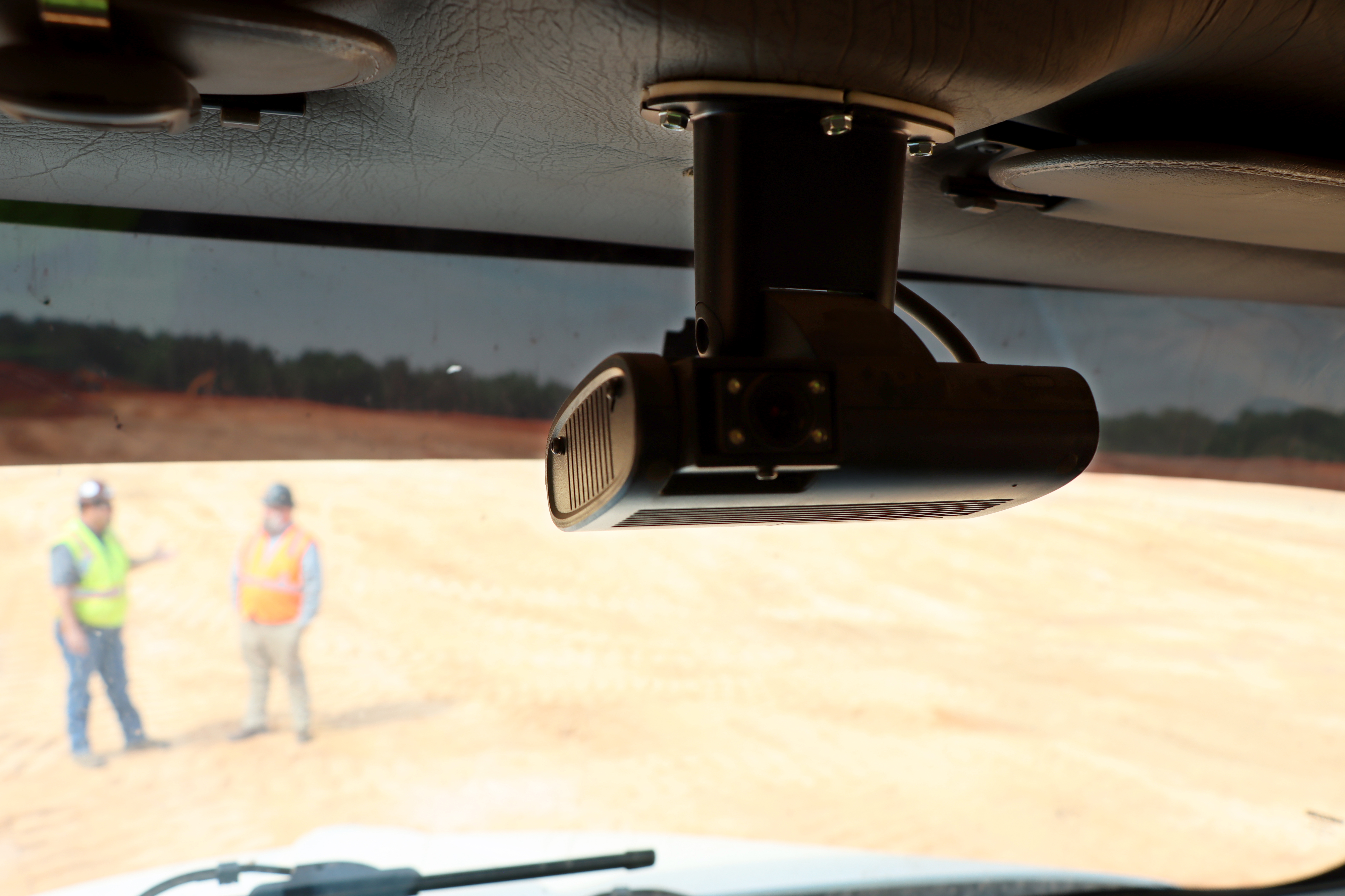 AI dash cam for construction fleet safety