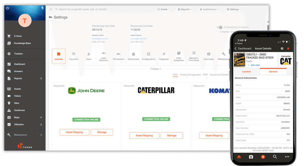 Tenna - Construction Technology - Fleet Management -