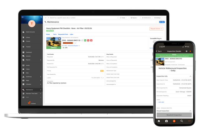 Use Cases - equipment management