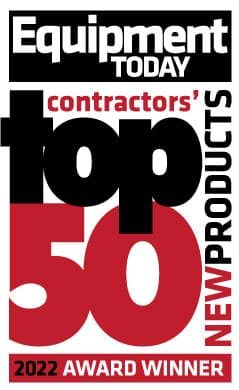 Equipment Today Contractors' Top 50 New Products 2022 Award Winner