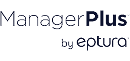ManagerPls by Eptura Logo in Blue
