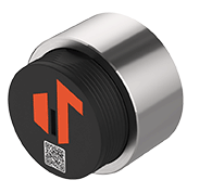 TennaBLE Steel Puck 360 Degree View using BLE Asset Tracking Technology