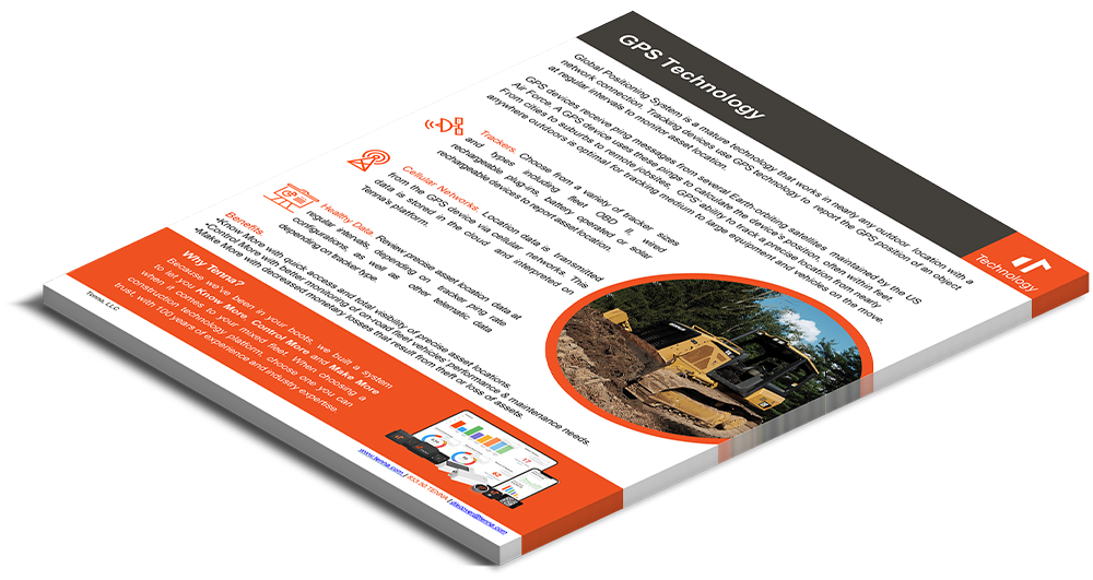 Construction Equipment GPS Tracking Technology Tenna