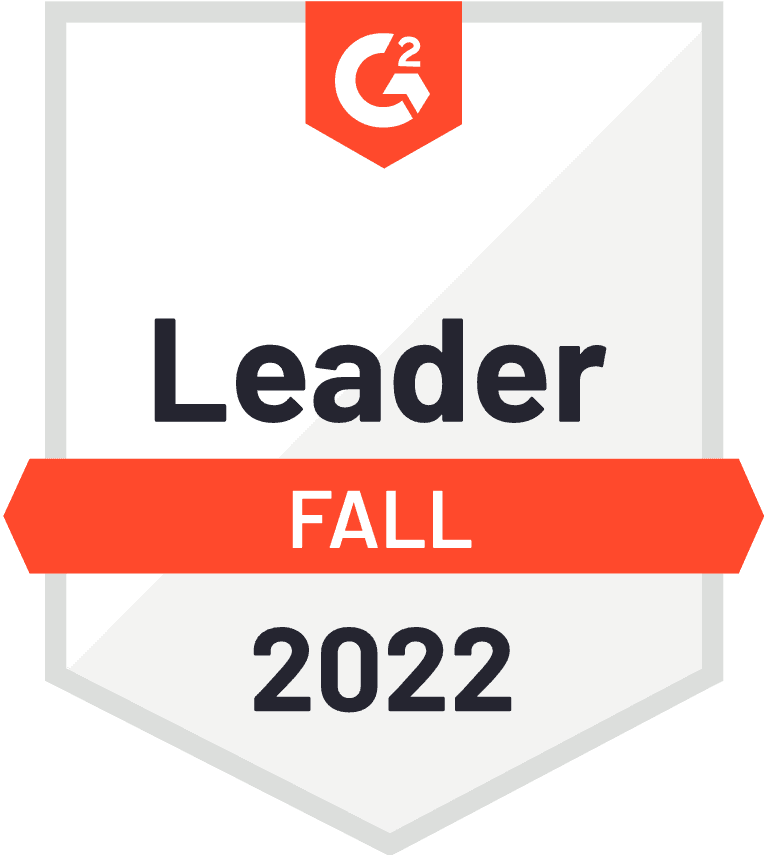 G2 Badge for Leader in Fall of 2022