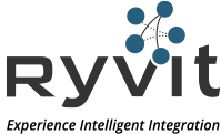 Ryvit logo in black and blue